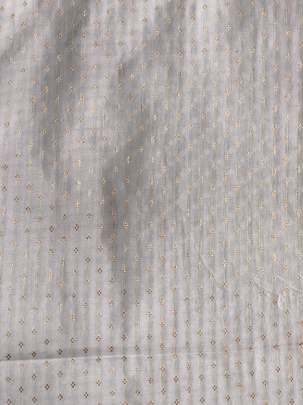 Banarasi Pure Silk White ( Dyeable )/ Pure Banarasi fabrics