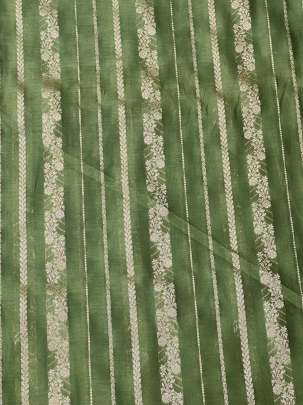 Banarasi Silk Mahendi Green/ Pure Banarasi fabrics