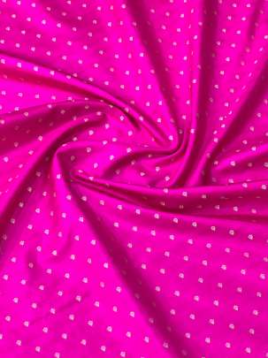 Banarasi Spun Silk Hot Pink/