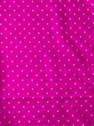 Banarasi Spun Silk Hot Pink/ Pure Banarasi fabrics