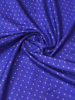 Banarasi Spun Silk Royal Blue/ 