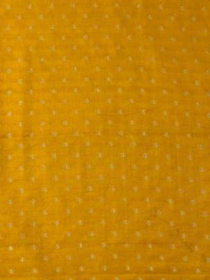 Banarasi Spun Silk Yellow/ Pure Banarasi fabrics