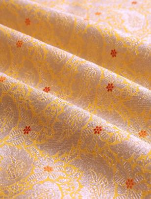 Banarasi meenakari brocade fabric/ 