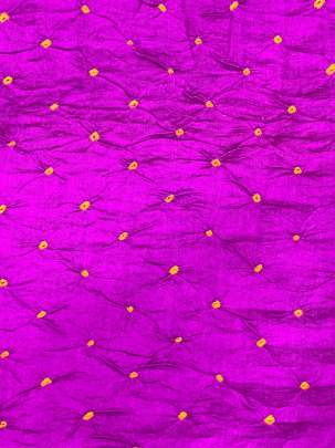 Chiniya silk bandhej fabric - Pink/ Banarasi Bandhej 