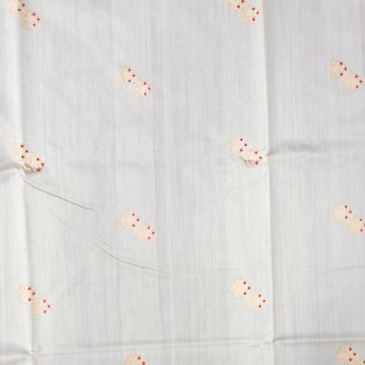 Chiniya silk with handwoven minakari butta fabric/ Pure Banarasi fabrics