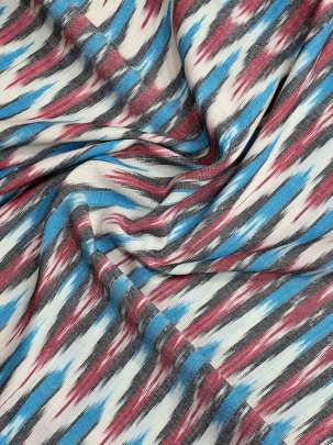 Cotton Ikkat Multi Colour/