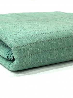 Cotton Jamdani With Woven Motifs Pista Green/ 