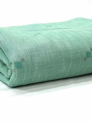 Cotton Jamdani With Woven Motifs Pista Green/ Handloom jamdani