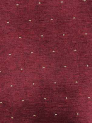 Cotton Jamdani With Woven Motifs Maroon/ Handloom jamdani