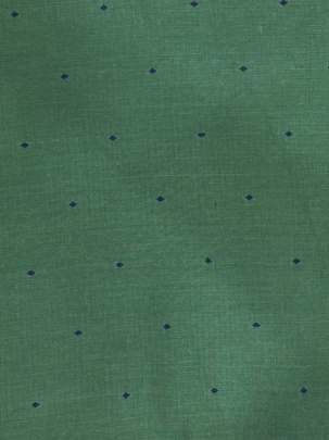 Cotton Jamdani With Woven Motifs Green/ Handloom jamdani