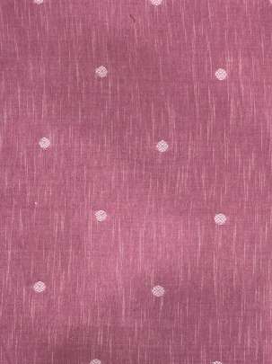 Cotton Jamdani With Woven Motifs Pink/ Handloom jamdani