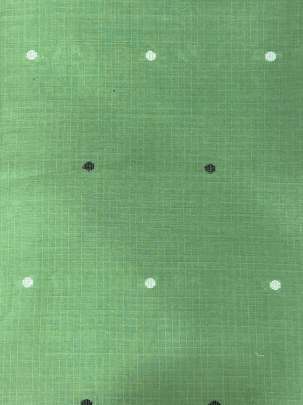 Cotton Jamdani With Woven Motifs Pista Green/ Handloom jamdani