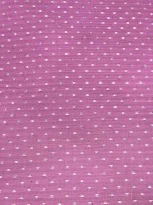 Cotton Jamdani With Woven Motifs Pink/ Handloom jamdani