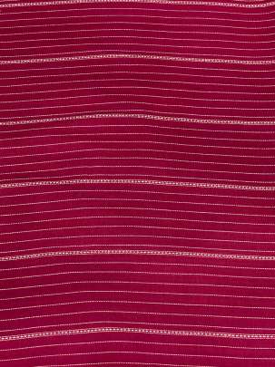 Cotton Jamdani With Woven Motifs Red/ Handloom jamdani