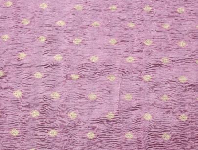 Crush tissue with golden banarasi butti work/ Pure Banarasi fabrics