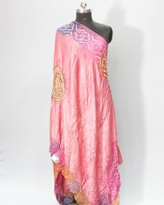 Gaji silk bandhej duppata/ 