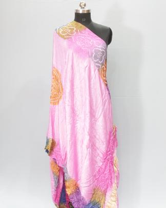 Gaji silk bandhej duppata/