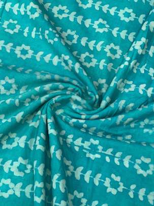 Handblocked dhabu cotton print/  