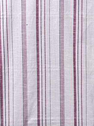 Handloom Cotton Weaving Lining Print Light Grey/ Handloom jamdani