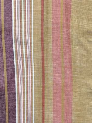 Handloom Cotton Weaving Lining Print Multi-Colour/ Handloom jamdani