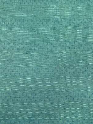 Handloom jamdani fabric with woven motifs design - Green/ Handloom jamdani