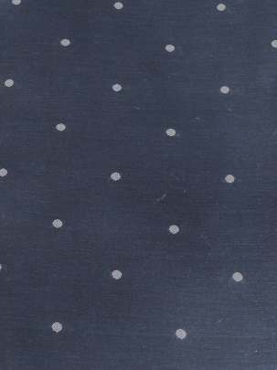 Handloom jamdani fabric with woven motifs design - Navy Blue/ Handloom jamdani