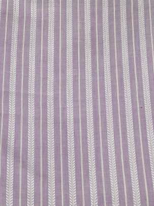 Handloom jamdani fabric with woven motifs design - Lavender/ Handloom jamdani