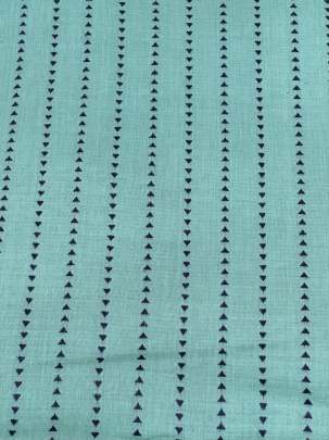 Handloom jamdani fabric with woven motifs design - Greyish green/ Handloom jamdani