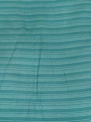 Handloom jamdani fabric with woven motifs design - Sea Green/ Handloom jamdani