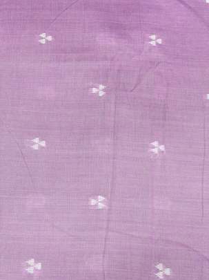 Handloom jamdani fabric with woven motifs design - Rose Pink/ Handloom jamdani