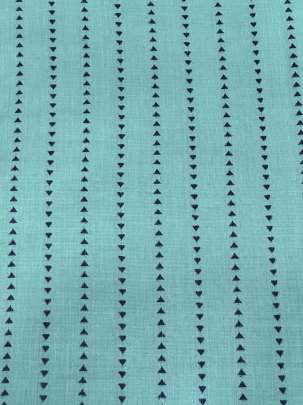 Handloom jamdani fabric with woven motifs design - Myrtle Green/ Handloom jamdani