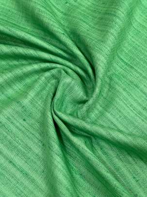 Handloom matka fabric - Green/ 