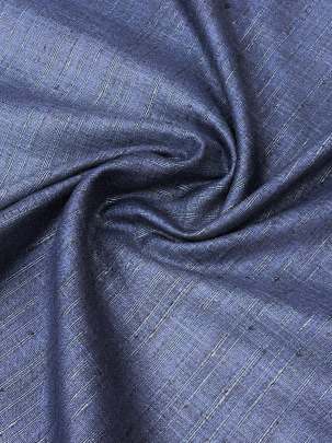 Handloom matka fabric - Navy blue/ 