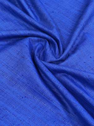 Handloom matka fabric - Royal blue/ 