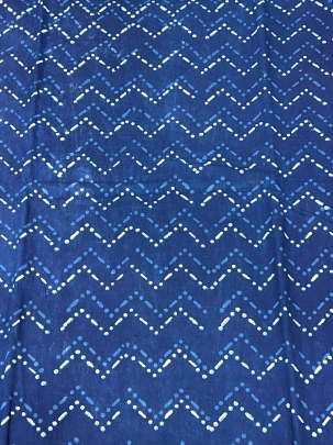 Indigo dhabu handblocked cotton print/ 