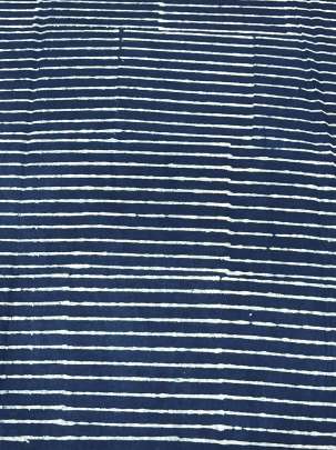 Indigo dhabu handblocked cotton print/ 