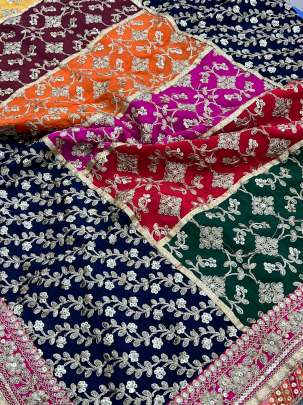 Karachi Work Multi-Colour Duppatas/ Work Duppatas