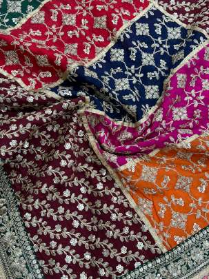 Karachi Work Multi-Colour Duppatas/ Work Duppatas