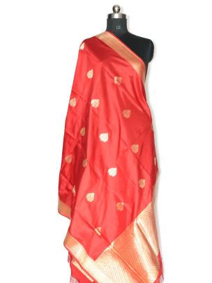 Katan silk handwoven banarasi butta duppata/ Banarasi Duppatas 