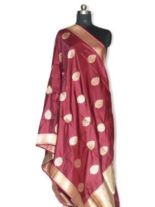 Katan silk handwoven banarasi butta duppata/ 