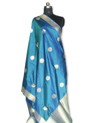 Katan silk handwoven banarasi butta duppata/ Banarasi Duppatas 