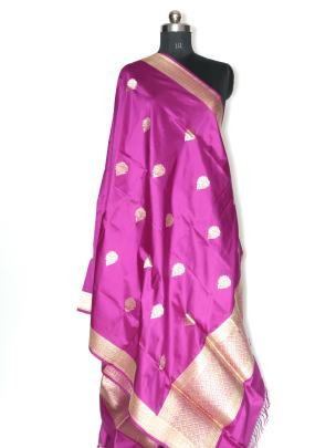 Katan silk handwoven banarasi butta duppata/ Banarasi Duppatas 