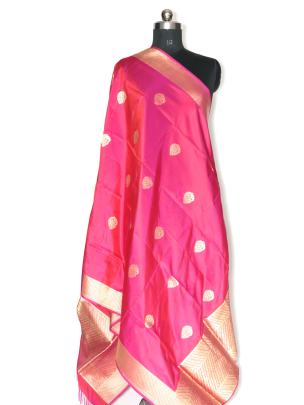 Katan silk handwoven banarasi butta duppata/ 