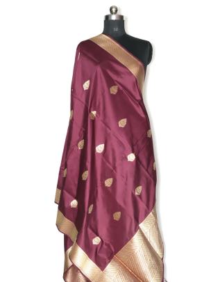 Katan silk handwoven banarasi butta duppata/ Banarasi Duppatas 