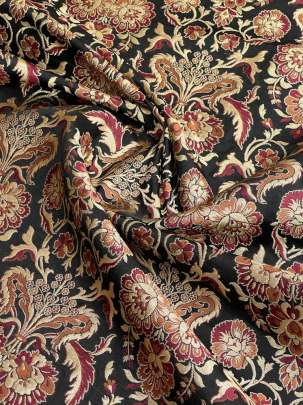  Kinkhab Black/ Pure Banarasi fabrics