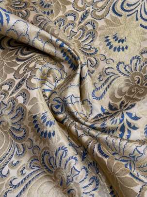  Kinkhab Cream/ Pure Banarasi fabrics