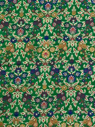  Kinkhab Green/ Pure Banarasi fabrics