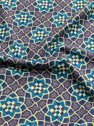 Mal Cotton Butti Print Grey/