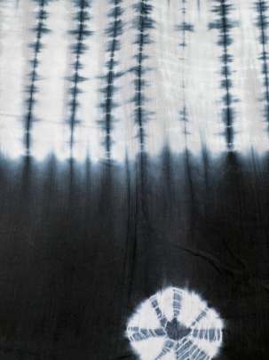 Masline tie dye fabric - Black/ 