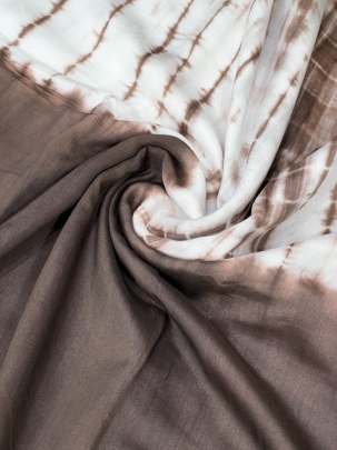 Masline tie dye fabric - Brown/ 